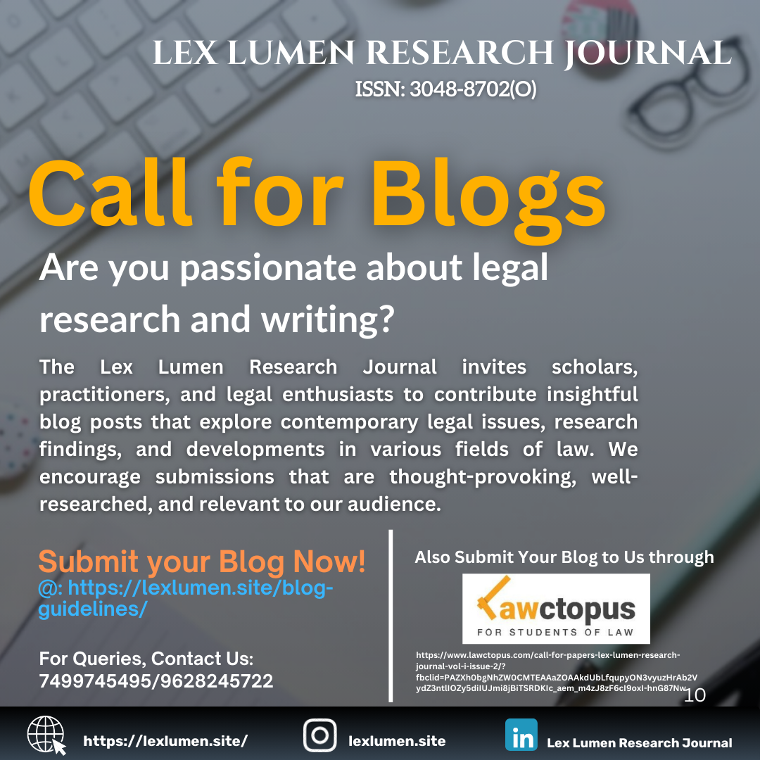 LLRJ | Call for Blogs