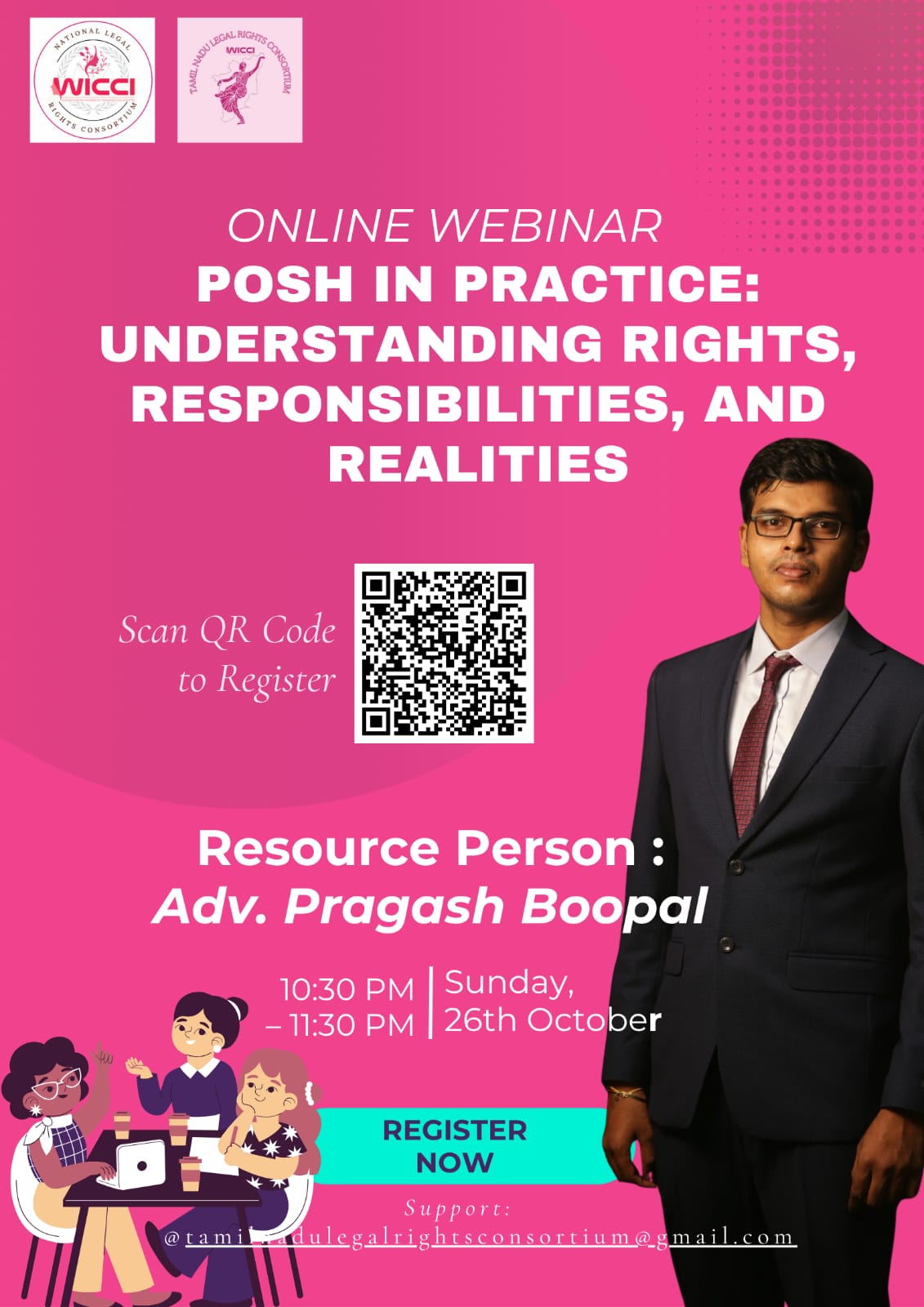 TNLRC | Webinar on POSH in Practice: Understanding Rights, Responsibilities, and Realities